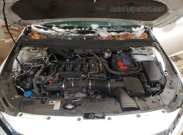 1HGCV1F16MA112890 2021 HONDA ACCORD White Rear interior view