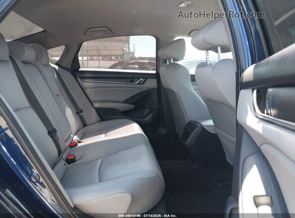 1HGCV1F17JA042053 2018 HONDA ACCORD Dark Blue Widok naklejki z numerem VIN