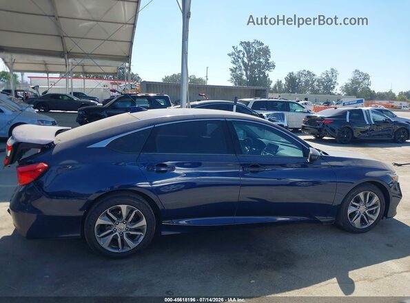 1HGCV1F17JA042053 2018 HONDA ACCORD Dark Blue Widok wnętrza z tyłu