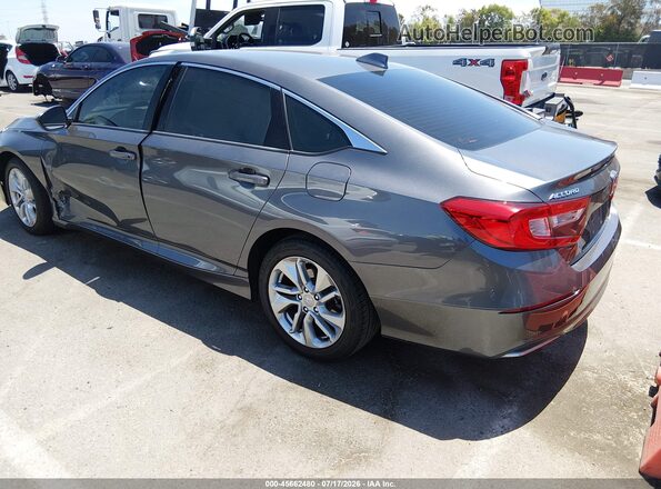 1HGCV1F17JA064506 2018 HONDA ACCORD Gray Rear left