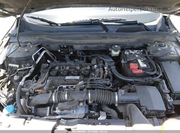 1HGCV1F17JA064506 2018 HONDA ACCORD Gray Rear view