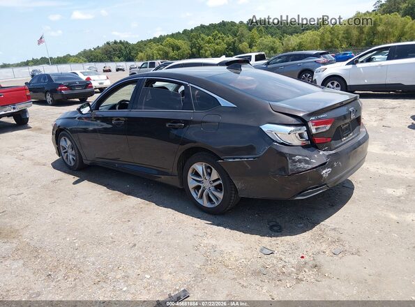 1HGCV1F17JA102641 2018 HONDA ACCORD Черный Задняя левая четверть