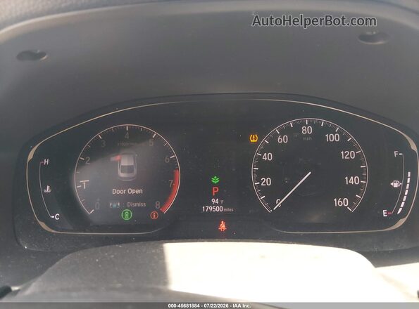1HGCV1F17JA102641 2018 HONDA ACCORD Черный Вид задних сидений
