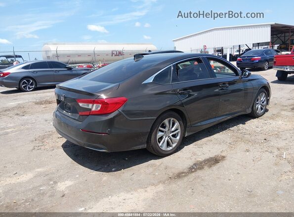 1HGCV1F17JA102641 2018 HONDA ACCORD Черный Задняя правая четверть