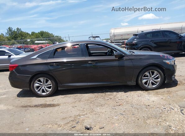 1HGCV1F17JA102641 2018 HONDA ACCORD Черный Вид задней части салона