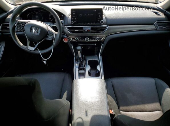 1HGCV1F17JA144470 2018 HONDA ACCORD Black Вид панелі приладів