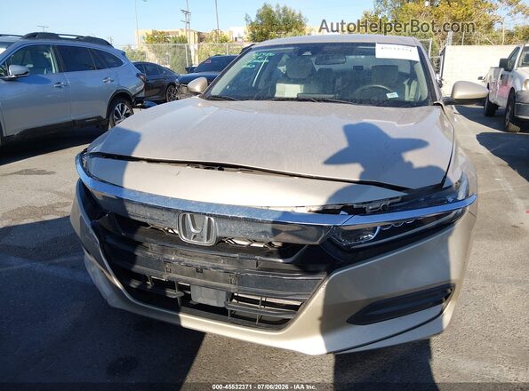 1HGCV1F17JA147191 2018 HONDA ACCORD Gold Դիմացի տեսք