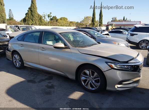 1HGCV1F17JA147191 2018 HONDA ACCORD Gold Սալոնի հետևի տեսք