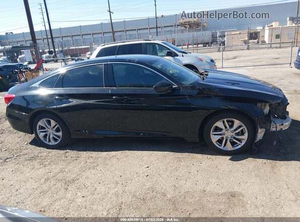 1HGCV1F17JA160801 2018 HONDA ACCORD Black Widok wnętrza 360 stopni