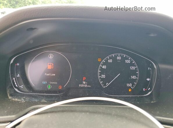 1HGCV1F17JA227901 2018 HONDA ACCORD Silver Widok zestawu wskaźników
