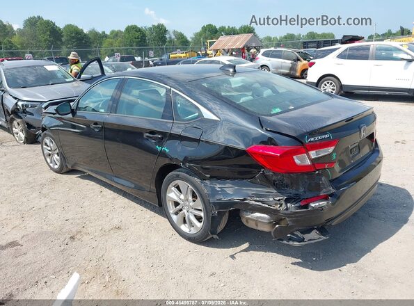 1HGCV1F17JA239479 2018 HONDA ACCORD Black Trasero izquierdo