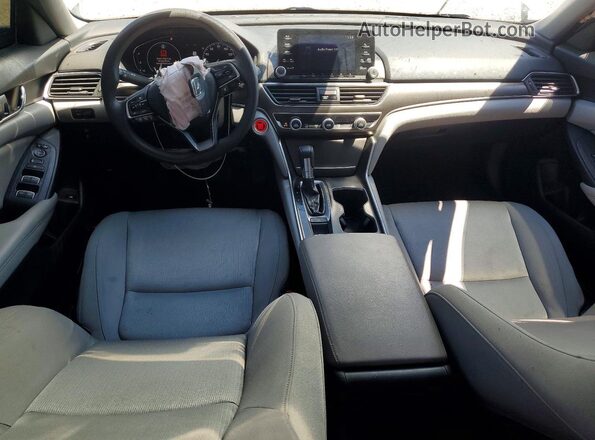 1HGCV1F17KA006848 2019 HONDA ACCORD Silver წინა პანელის ხედი