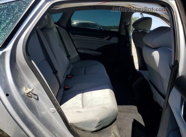 1HGCV1F17KA006848 2019 HONDA ACCORD Silver უკანა სავარძლების ხედი