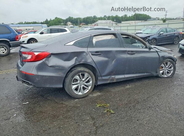 1HGCV1F17KA043706 2019 HONDA ACCORD Серый Задняя правая четверть