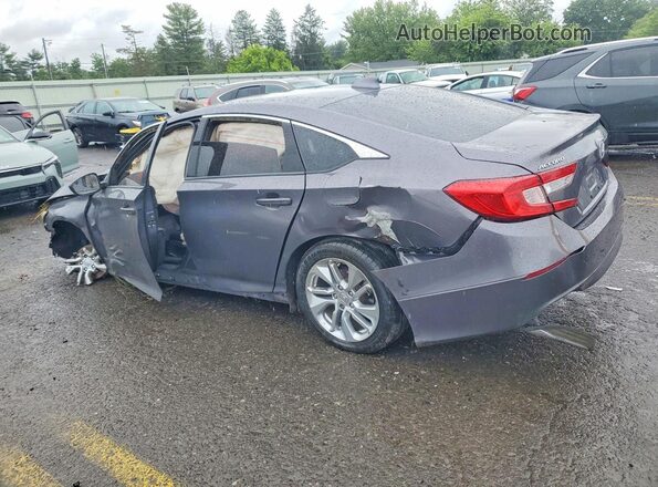 1HGCV1F17KA043706 2019 HONDA ACCORD Серый Задняя левая четверть
