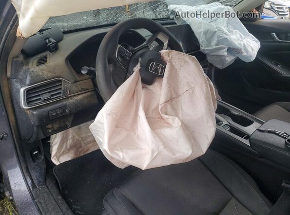 1HGCV1F17KA043706 2019 HONDA ACCORD Серый Вид панели приборов