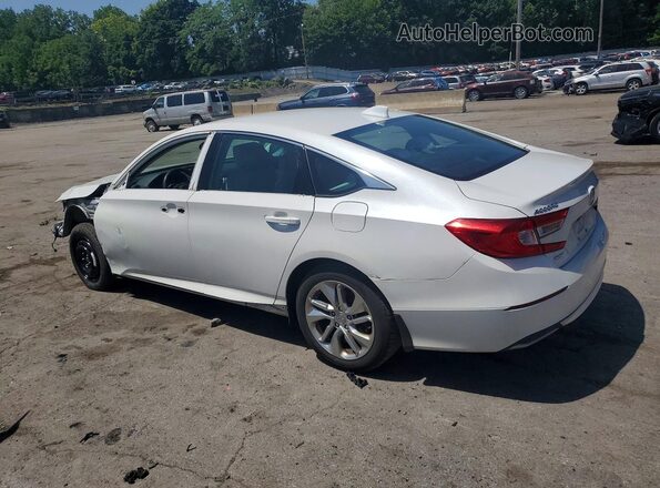 1HGCV1F17KA054124 2019 HONDA ACCORD White უკანა მარცხენა