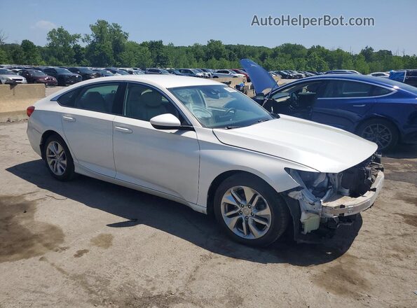 1HGCV1F17KA054124 2019 HONDA ACCORD White წინა მარჯვენა