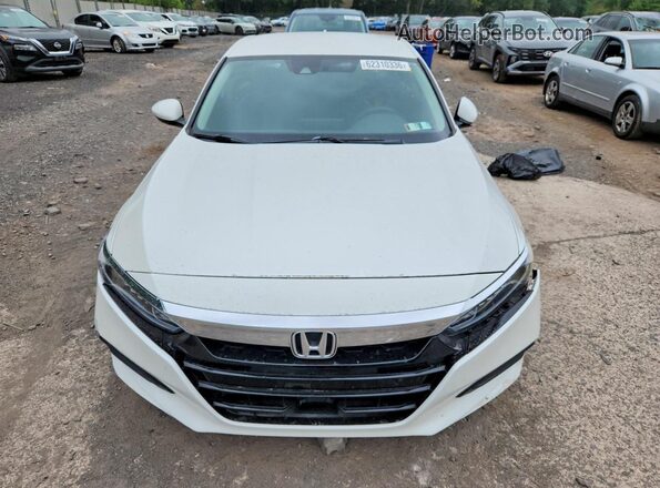 1HGCV1F17KA090976 2019 HONDA ACCORD White Front view