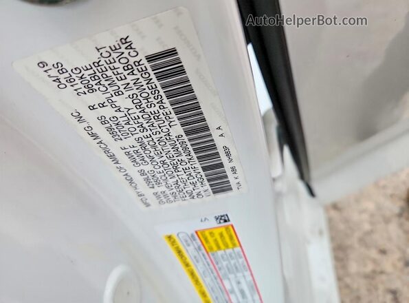 1HGCV1F17KA090976 2019 HONDA ACCORD White Engine compartment view