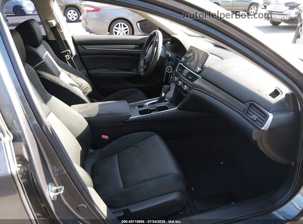 1HGCV1F17KA099127 2019 HONDA ACCORD Gray Սալոնի դիմացի տեսք