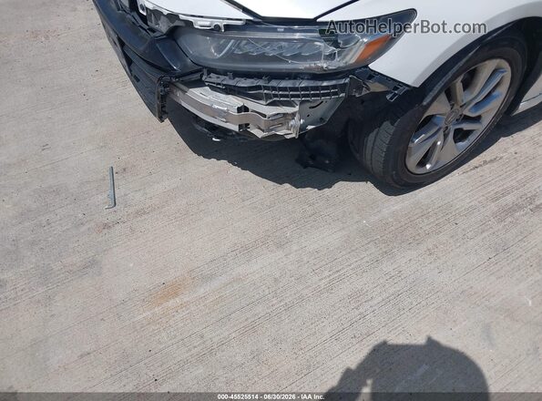 1HGCV1F17KA107257 2019 HONDA ACCORD White Вид спереду