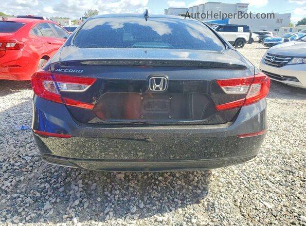 1HGCV1F17KA123457 2019 HONDA ACCORD Black Հետևի տեսք