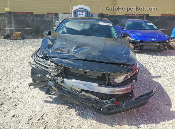 1HGCV1F17KA123457 2019 HONDA ACCORD Black Դիմացի տեսք