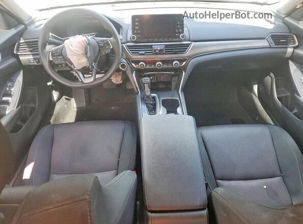 1HGCV1F17KA123457 2019 HONDA ACCORD Black Առջևի վահանակի տեսք