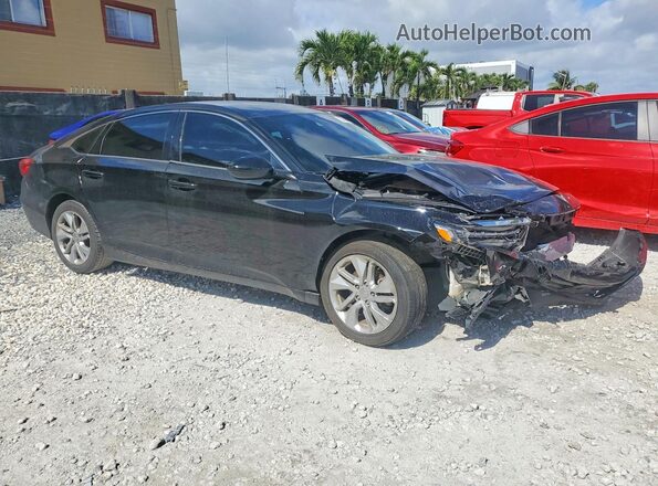 1HGCV1F17KA123457 2019 HONDA ACCORD Black Առջևի աջ