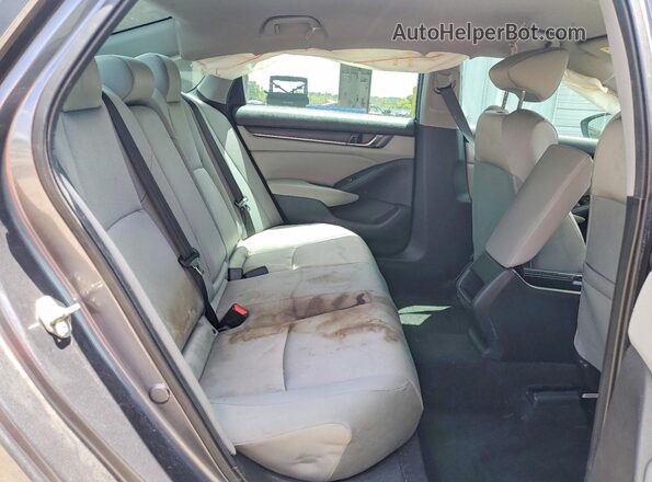 1HGCV1F17KA138850 2019 HONDA ACCORD Gray Հետևի նստատեղերի տեսք