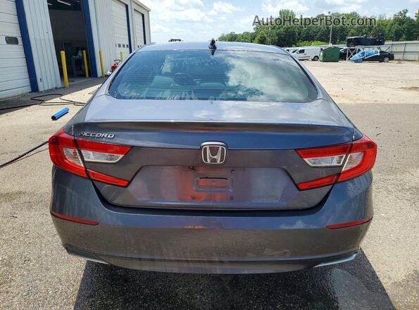 1HGCV1F17KA138850 2019 HONDA ACCORD Gray Հետևի տեսք