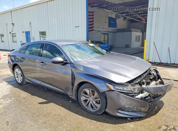 1HGCV1F17KA138850 2019 HONDA ACCORD Gray Առջևի աջ