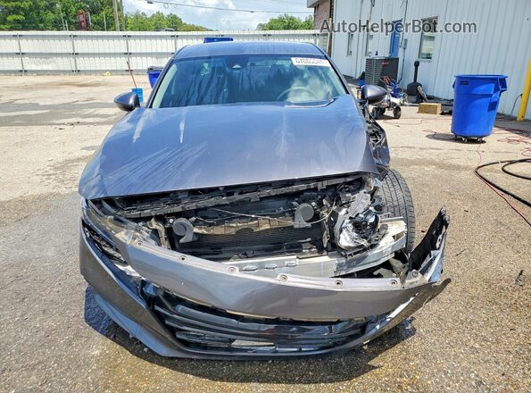 1HGCV1F17KA138850 2019 HONDA ACCORD Gray Դիմացի տեսք