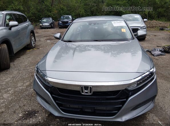 1HGCV1F17KA140419 2019 HONDA ACCORD Silver Instrument cluster view