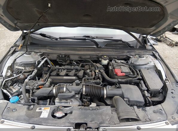 1HGCV1F17KA140419 2019 HONDA ACCORD Silver Rear view