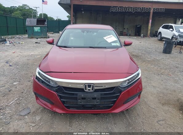 1HGCV1F17LA048079 2020 HONDA ACCORD Красный Вид щитка приборов