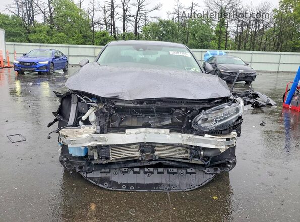 1HGCV1F17LA052553 2020 HONDA ACCORD Gray წინა ხედი