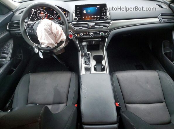 1HGCV1F17LA052553 2020 HONDA ACCORD Gray წინა პანელის ხედი
