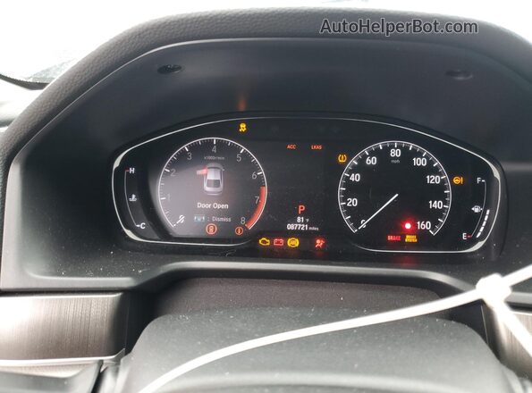 1HGCV1F17LA106837 2020 HONDA ACCORD Blue Սարքավորումների վահանակի տեսք
