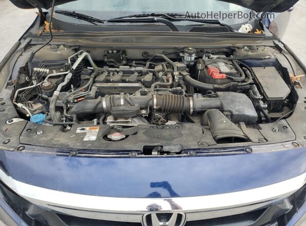 1HGCV1F17LA106837 2020 HONDA ACCORD Blue Սալոնի հետևի տեսք