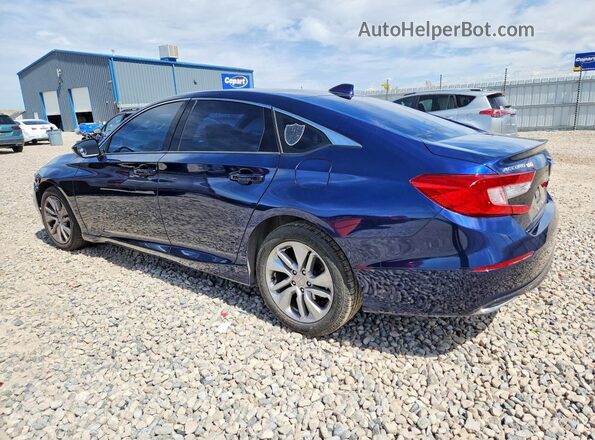 1HGCV1F17LA120494 2020 HONDA ACCORD Blue Trasero izquierdo