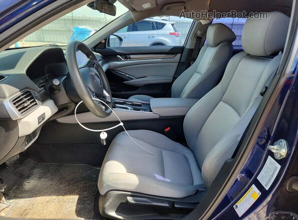 1HGCV1F17LA120494 2020 HONDA ACCORD Blue Vista interior delantera