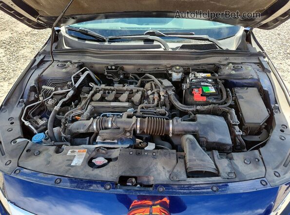 1HGCV1F17LA120494 2020 HONDA ACCORD Blue Vista interior trasera