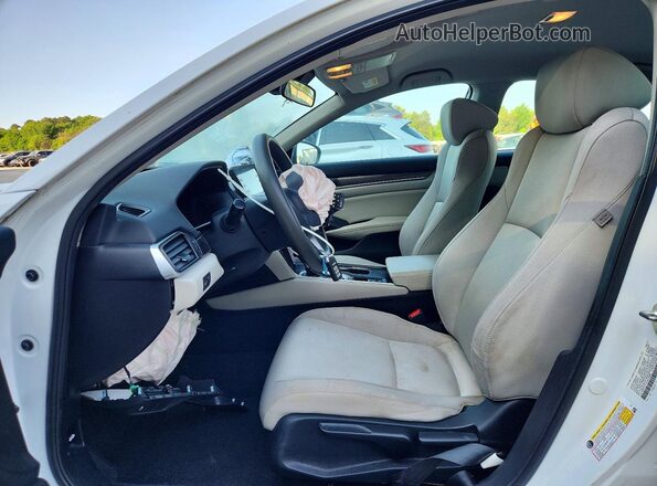 1HGCV1F17LA123668 2020 HONDA ACCORD White Vista interior delantera