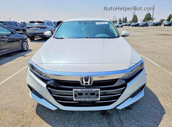 1HGCV1F17MA069452 2021 HONDA ACCORD White წინა ხედი
