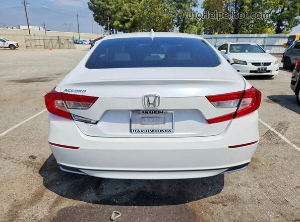 1HGCV1F17MA069452 2021 HONDA ACCORD White უკანა ხედი