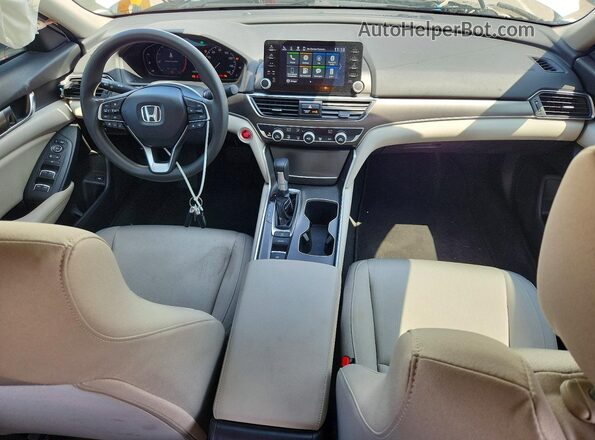 1HGCV1F17MA069452 2021 HONDA ACCORD White წინა პანელის ხედი