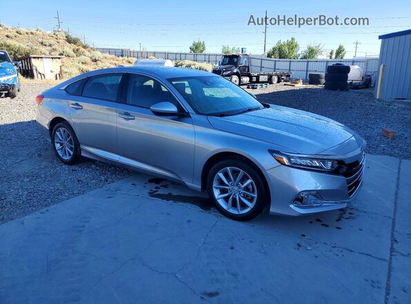 1HGCV1F17MA106158 2021 HONDA ACCORD Серебряный Передняя правая четверть