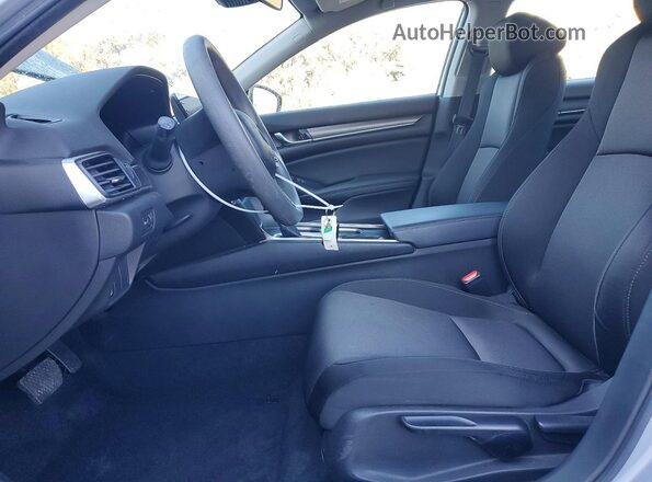 1HGCV1F17MA106158 2021 HONDA ACCORD Серебряный Вид салона спереди